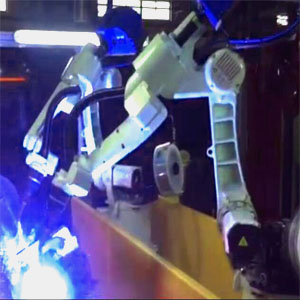 机器人焊接视频